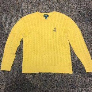 Yellow Ralph Lauren knit sweater